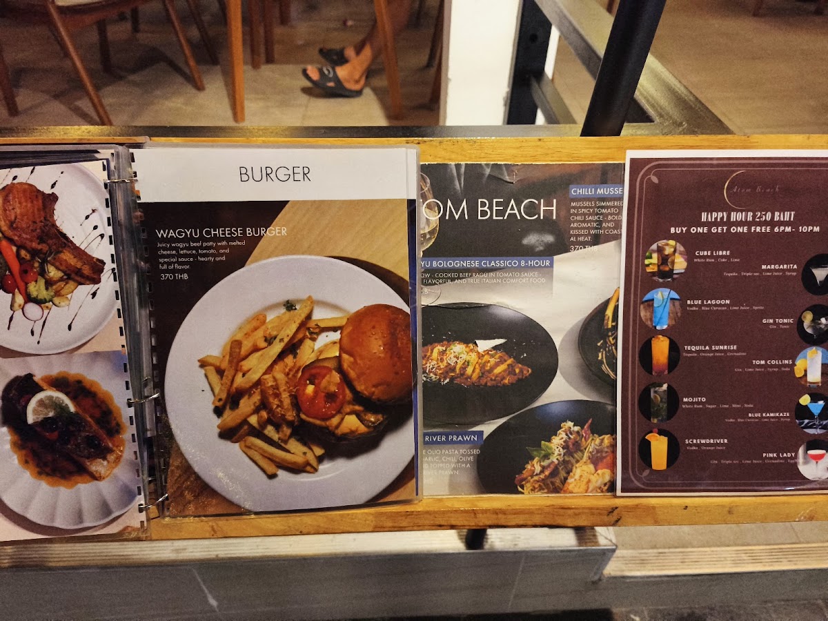 Atom Beach Cafe and Restaurant Photo Menu 2