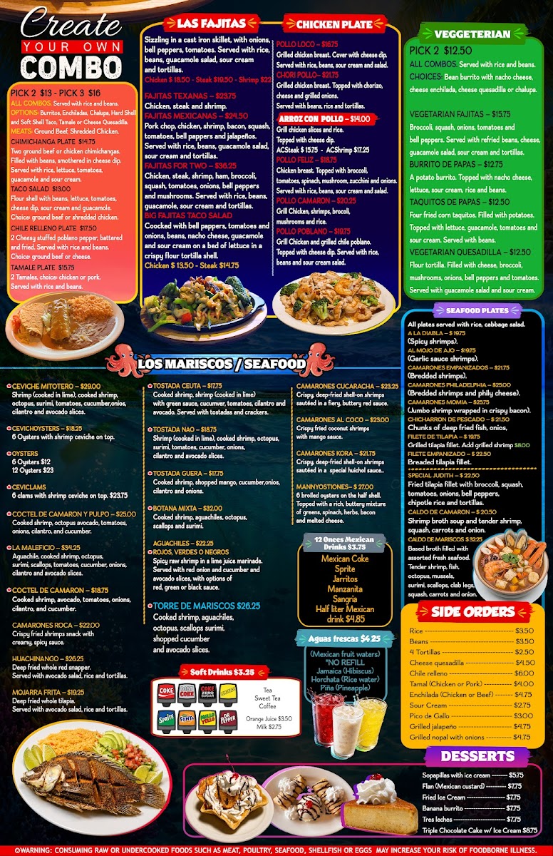 Mi Pueblito Mexican Grill Photo Menu 1