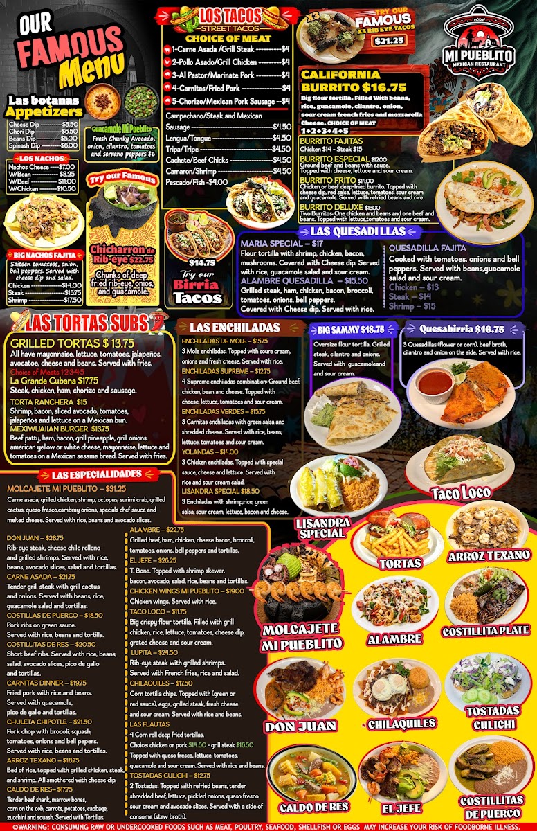 Mi Pueblito Mexican Grill Photo Menu 3