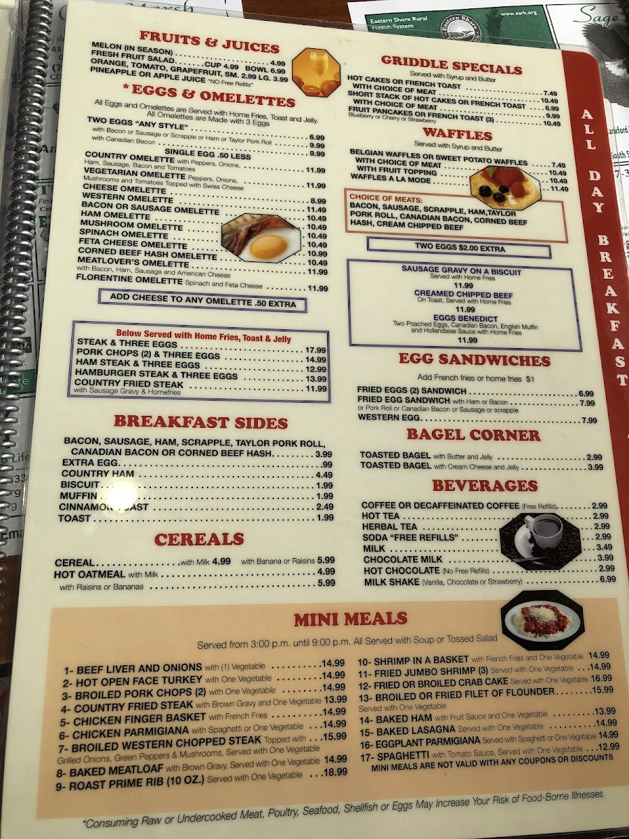 Sage Diner.SOUTH Photo Menu 2
