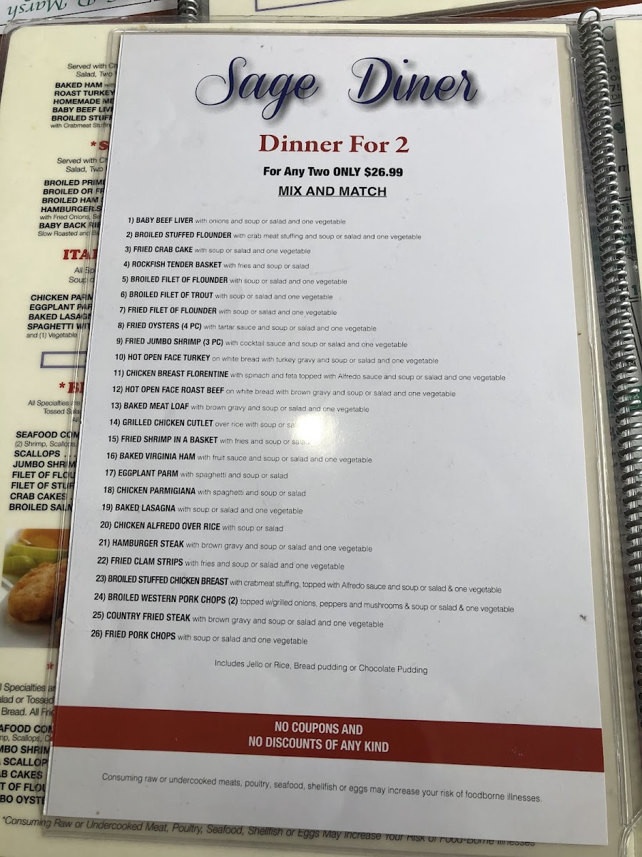 Sage Diner.SOUTH Photo Menu 9