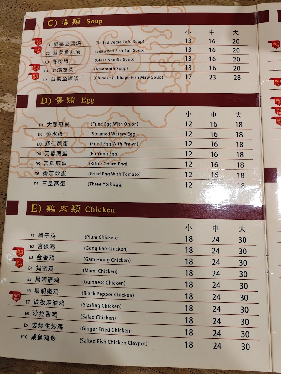 Liang Khee Tomyam 良记东炎面 (Bukit Mertajam) Photo Menu 10