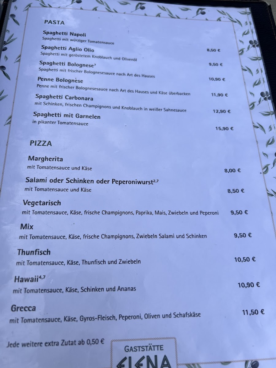 Gaststätte Elena Photo Menu 7