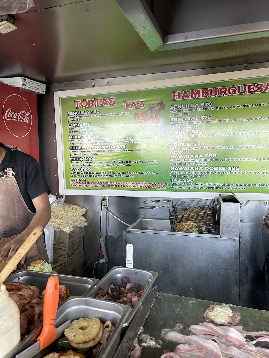 Hamburguesas y tortas el TAZ. Photo Menu 2