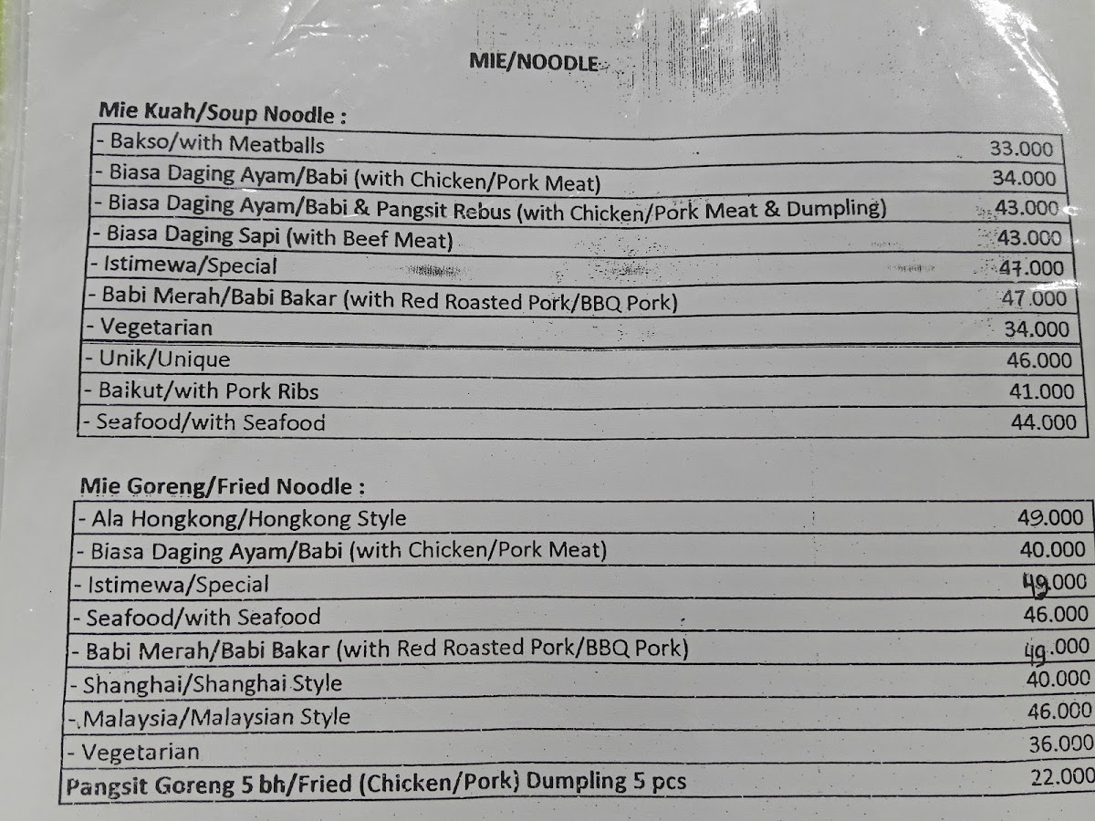 RM Green Garden Manado Photo Menu 5