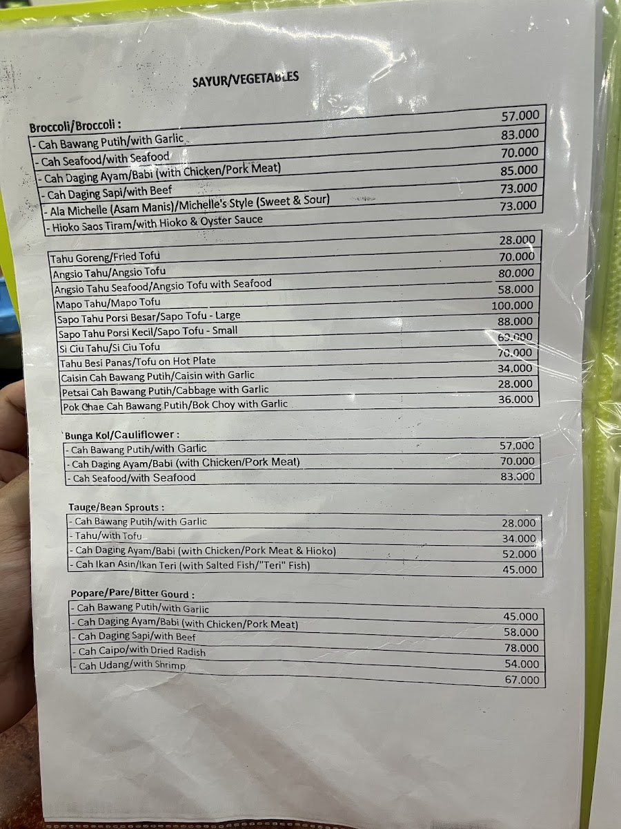 RM Green Garden Manado Photo Menu 8