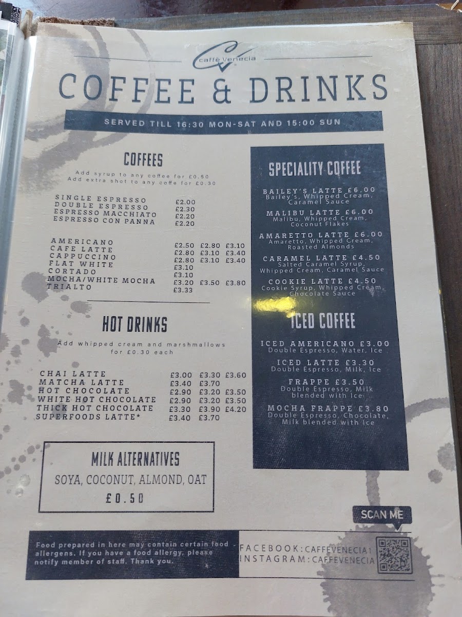 Caffé Venecia Photo Menu 3