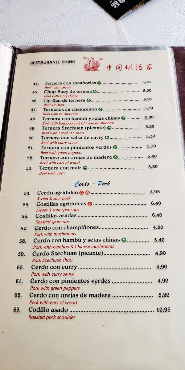 Restaurante Chinatown Photo Menu 9