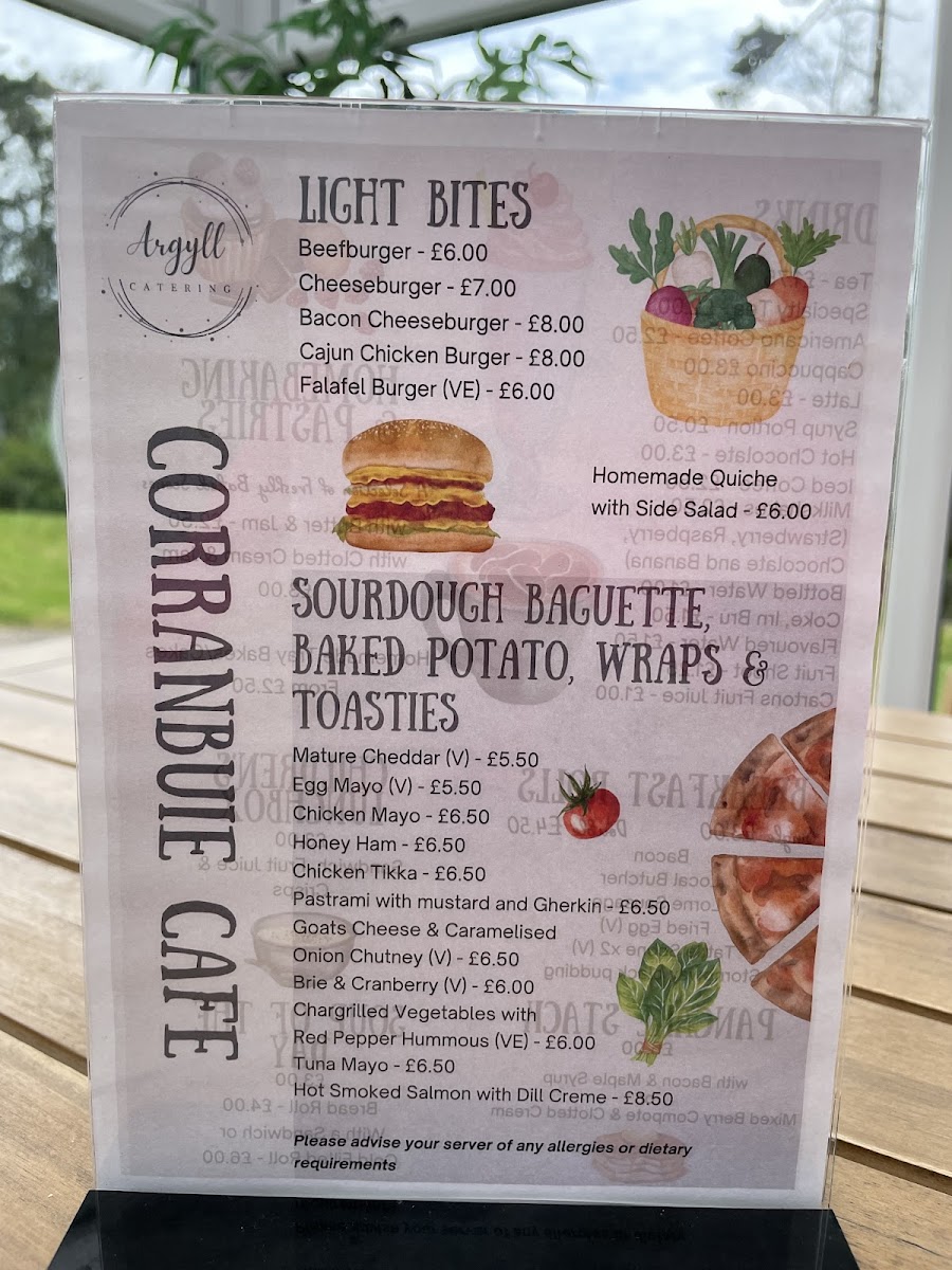 Corranbuie Cafe Photo Menu 2