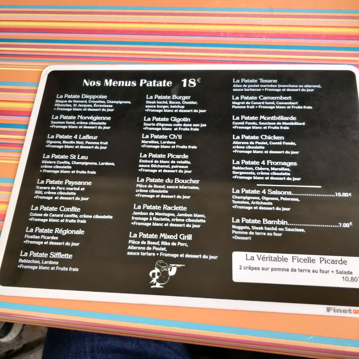 Al'Patat'rie Photo Menu 7