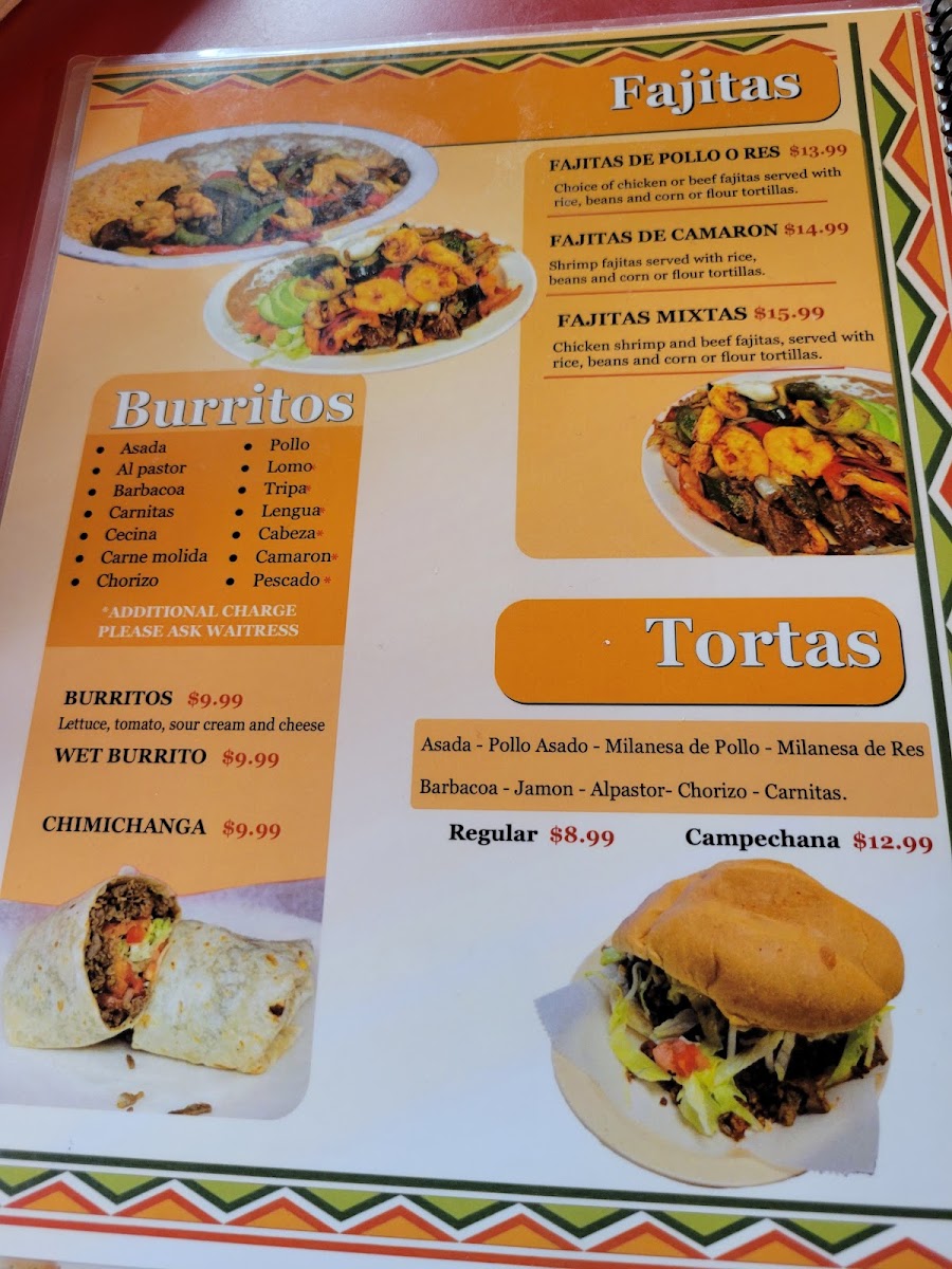 Flamingo's Supermarket & Mexican Restaurant Photo Menu 3
