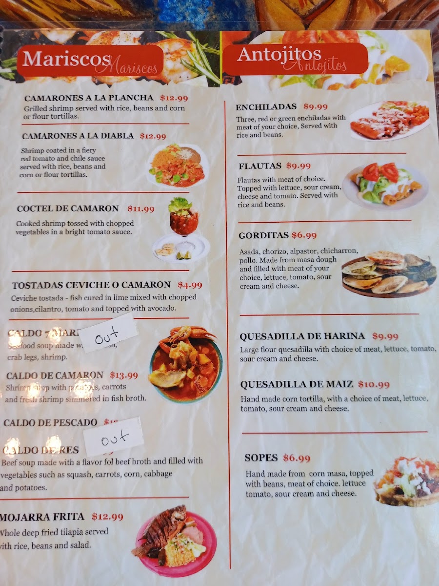 Flamingo's Supermarket & Mexican Restaurant Photo Menu 4