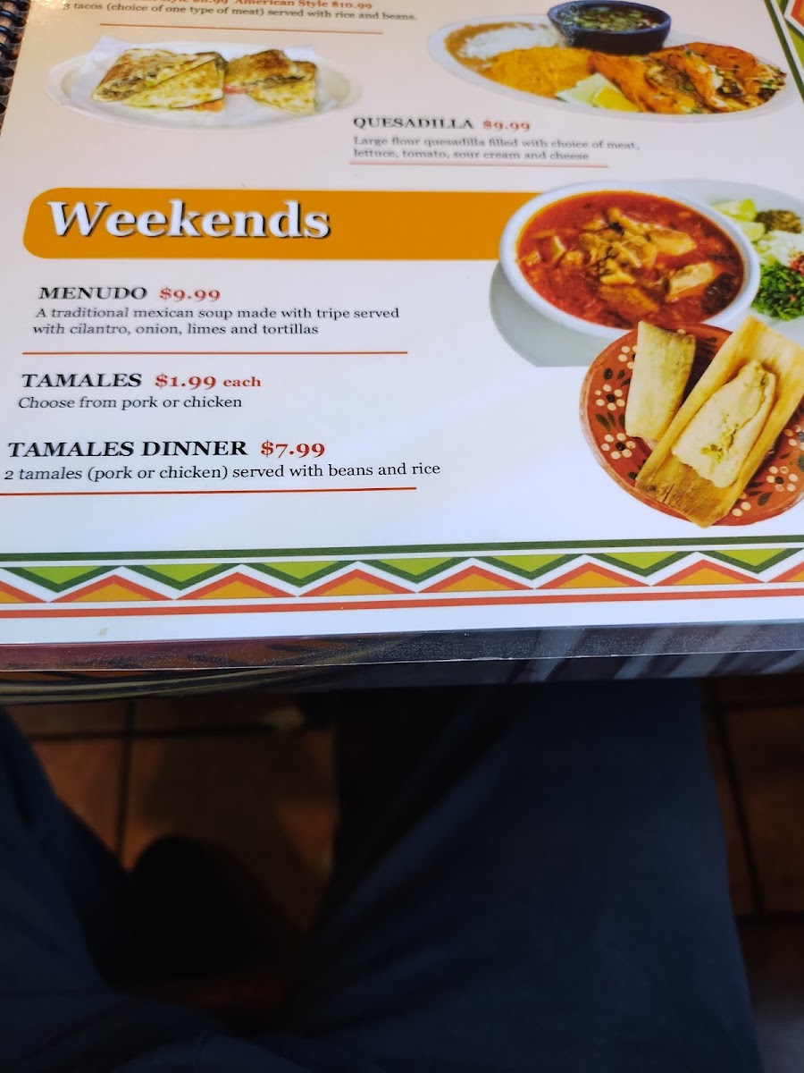 Flamingo's Supermarket & Mexican Restaurant Photo Menu 7