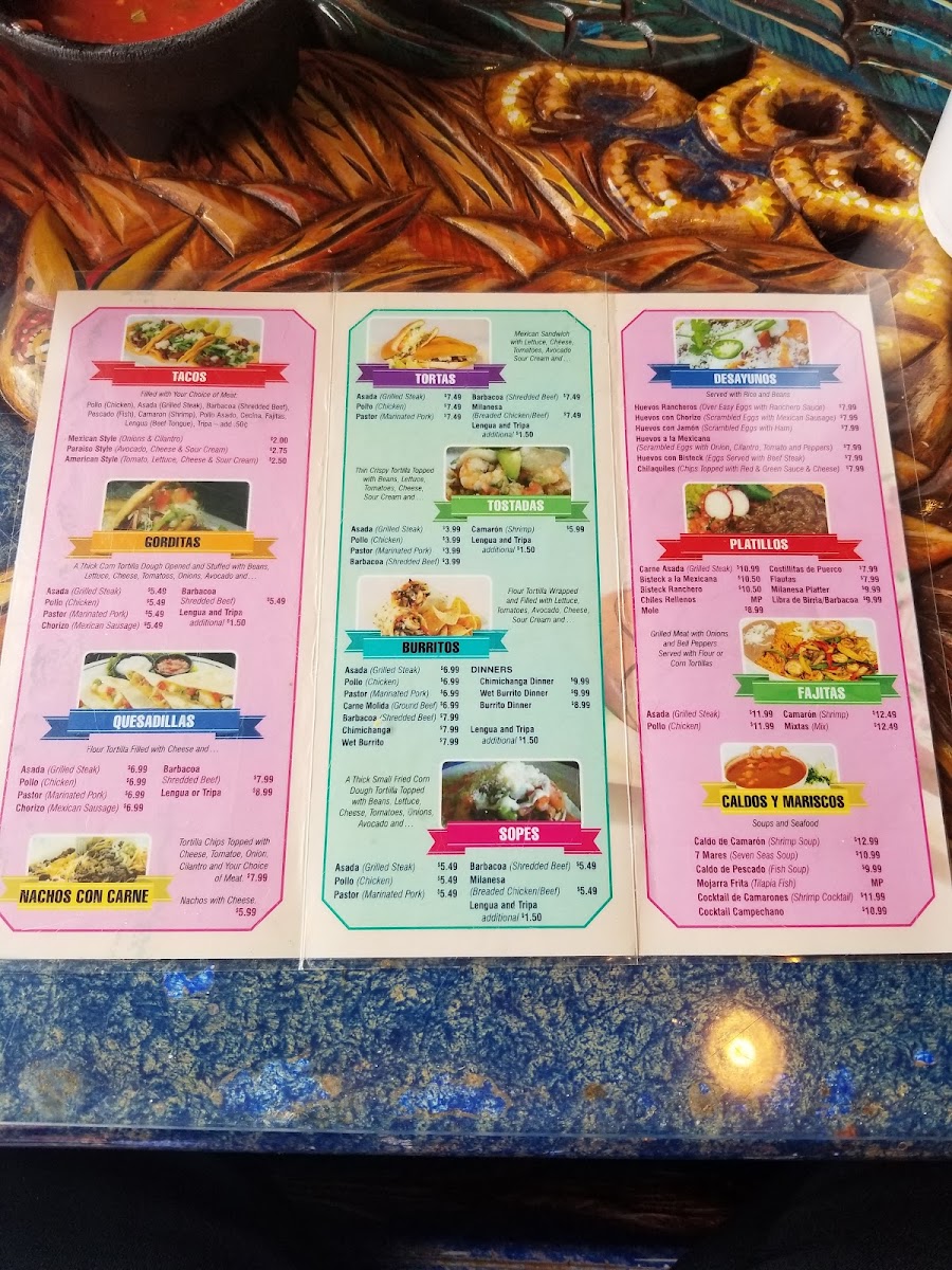 Flamingo's Supermarket & Mexican Restaurant Photo Menu 9