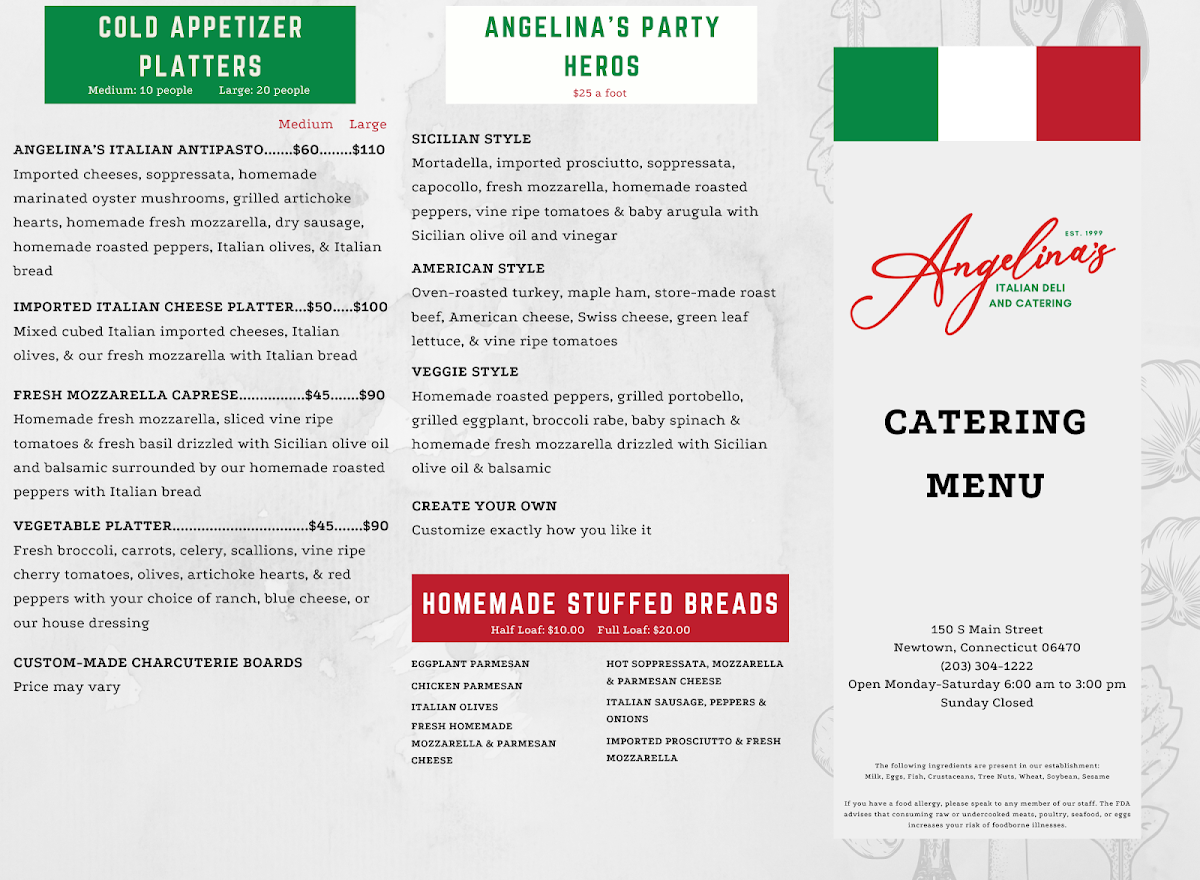 Angelina’s Italian Deli Photo Menu 4