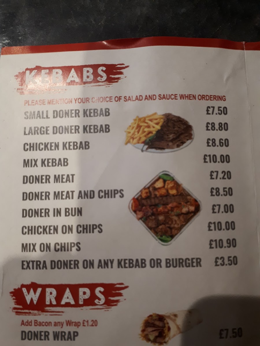 Kings Kebab Photo Menu 1