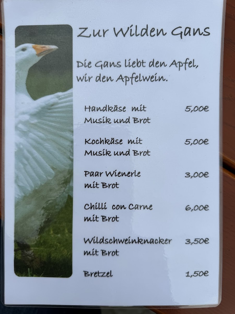 Zur Wilden Gans Photo Menu 3
