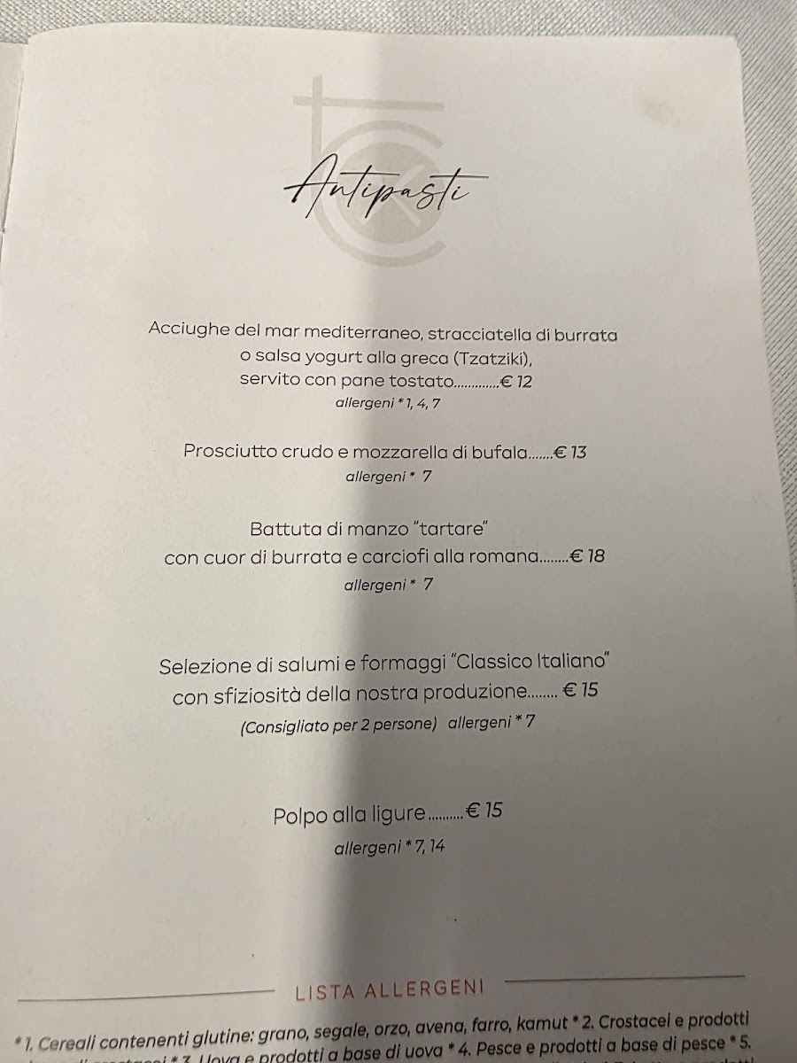 Trattoria Contemporanea Photo Menu 10