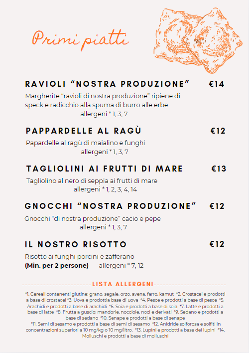 Trattoria Contemporanea Photo Menu 2