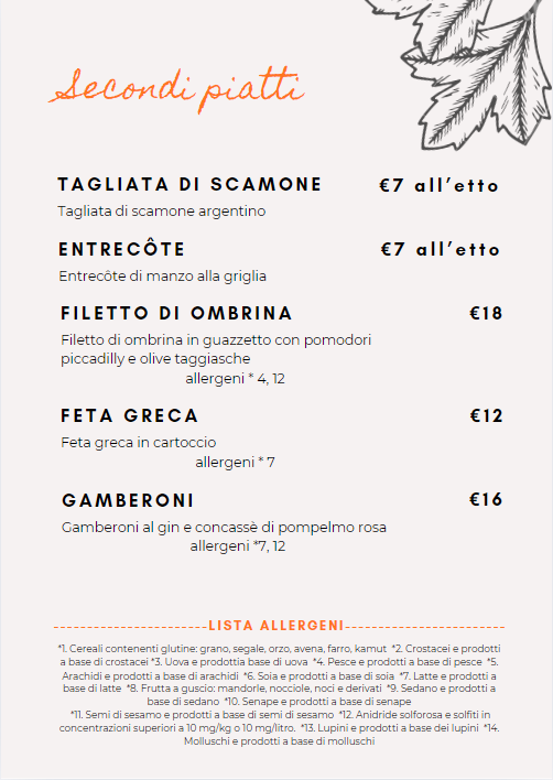 Trattoria Contemporanea Photo Menu 4