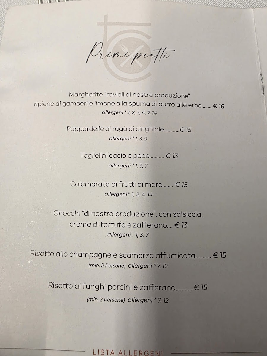Trattoria Contemporanea Photo Menu 9