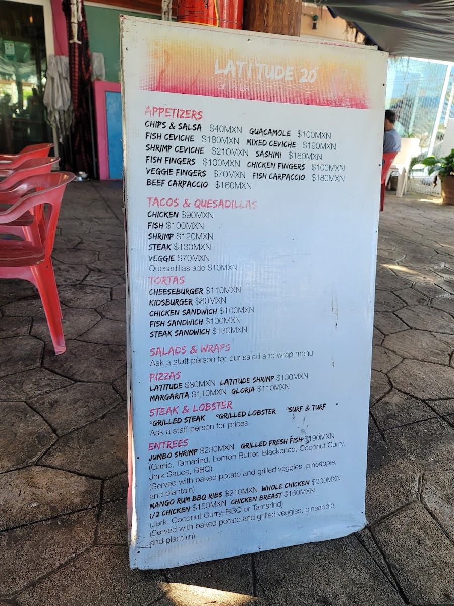 Restaurant Latitude 20 Photo Menu 6