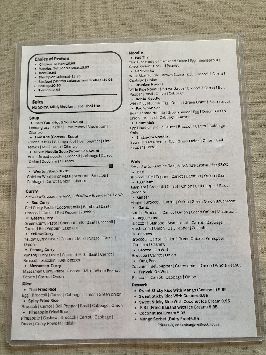 i-Thai Bistro Photo Menu 10