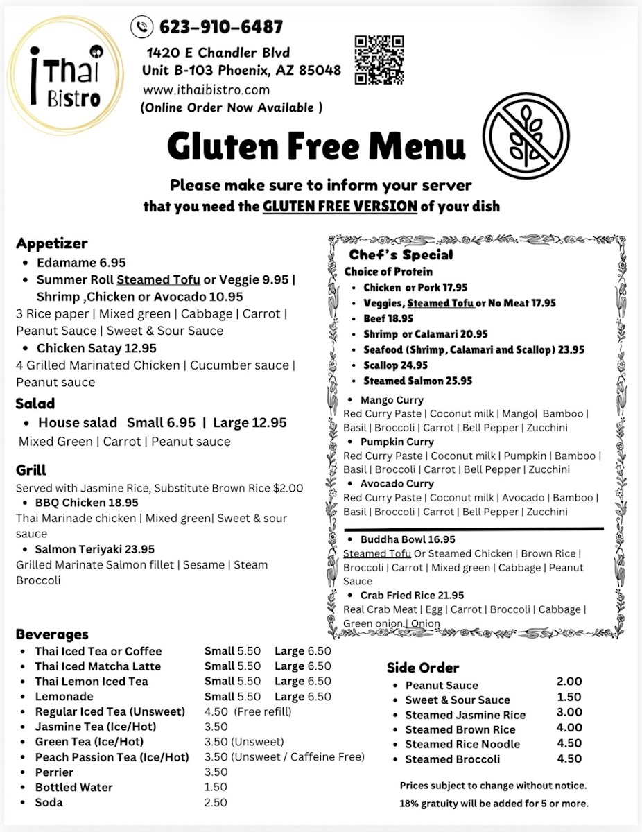 i-Thai Bistro Photo Menu 4