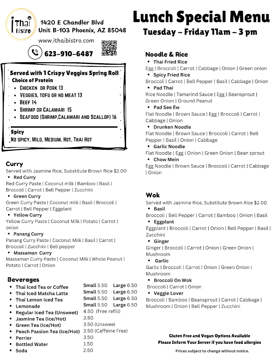 i-Thai Bistro Photo Menu 5