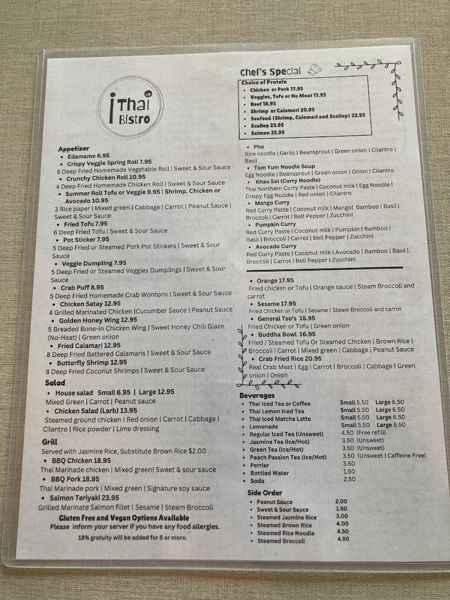 i-Thai Bistro Photo Menu 6