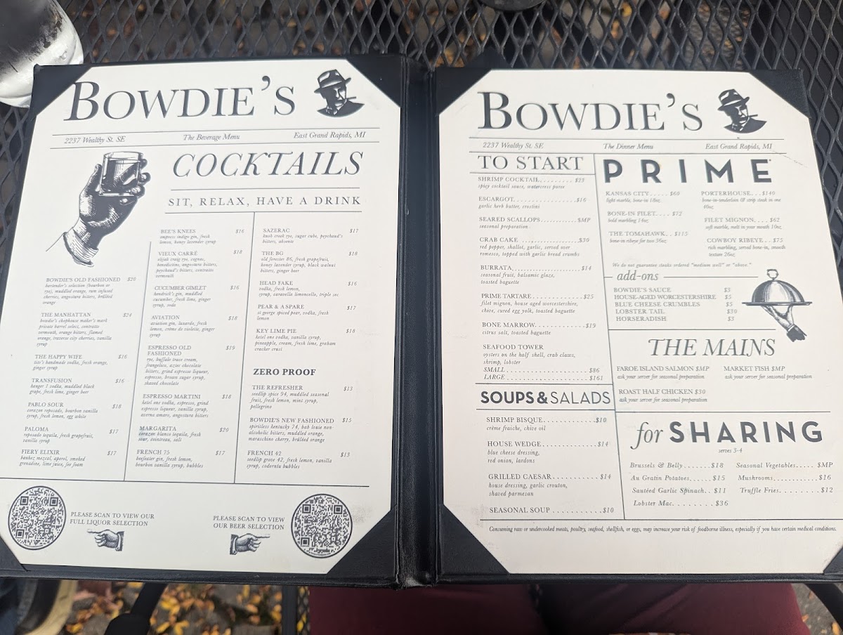 Bowdie’s Chophouse Photo Menu 4
