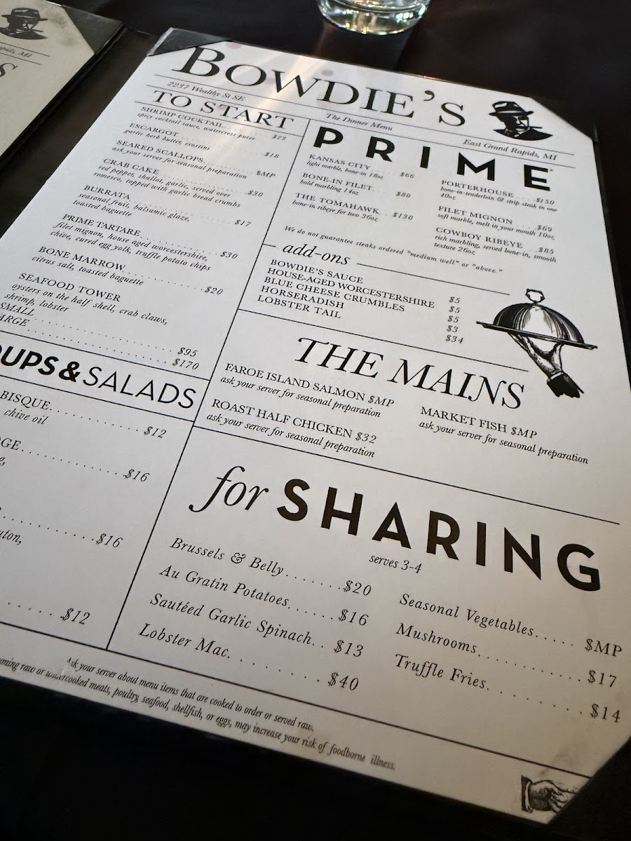Bowdie’s Chophouse Photo Menu 8