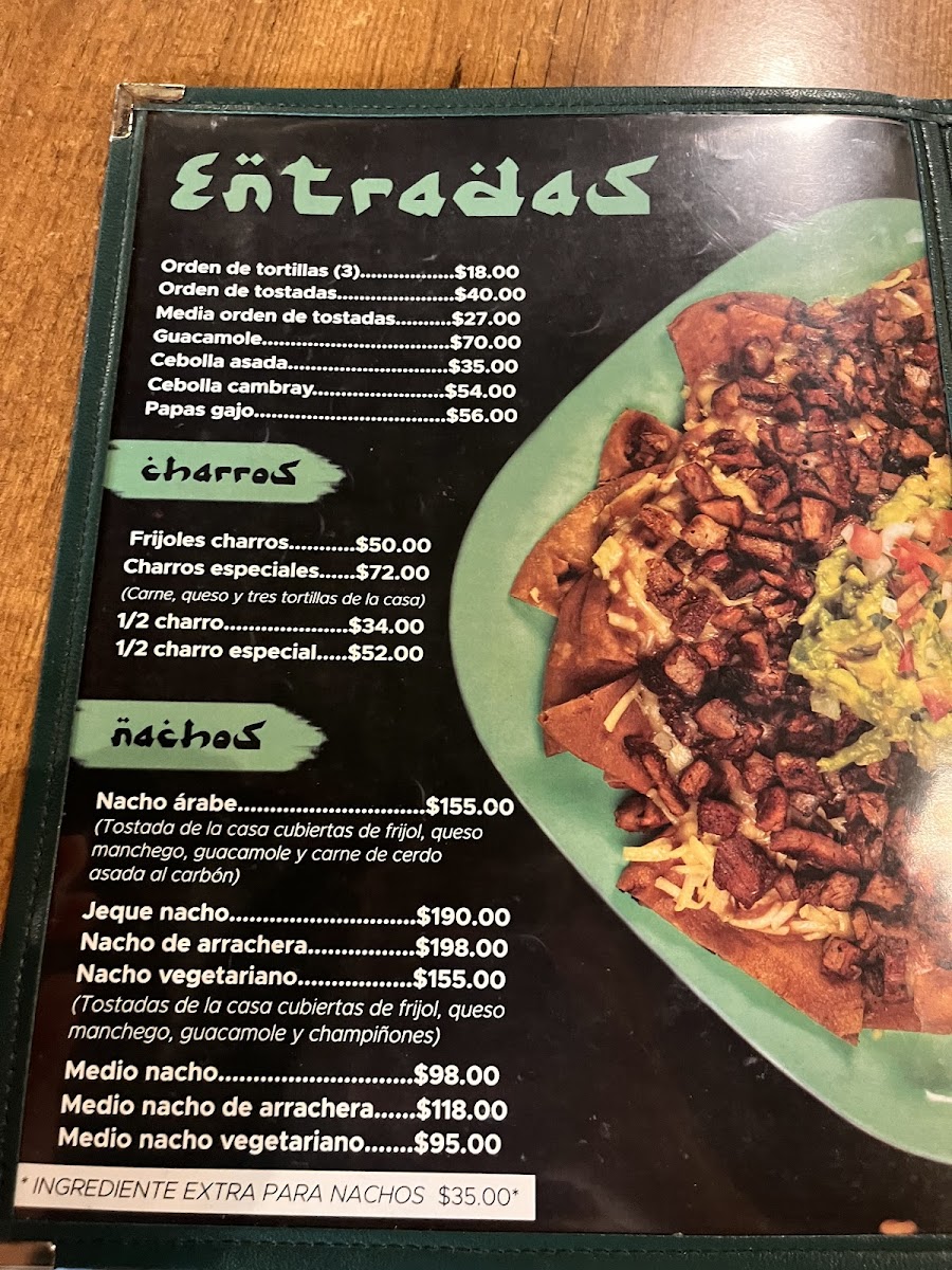 Taco árabe Av. Yucatán Photo Menu 1