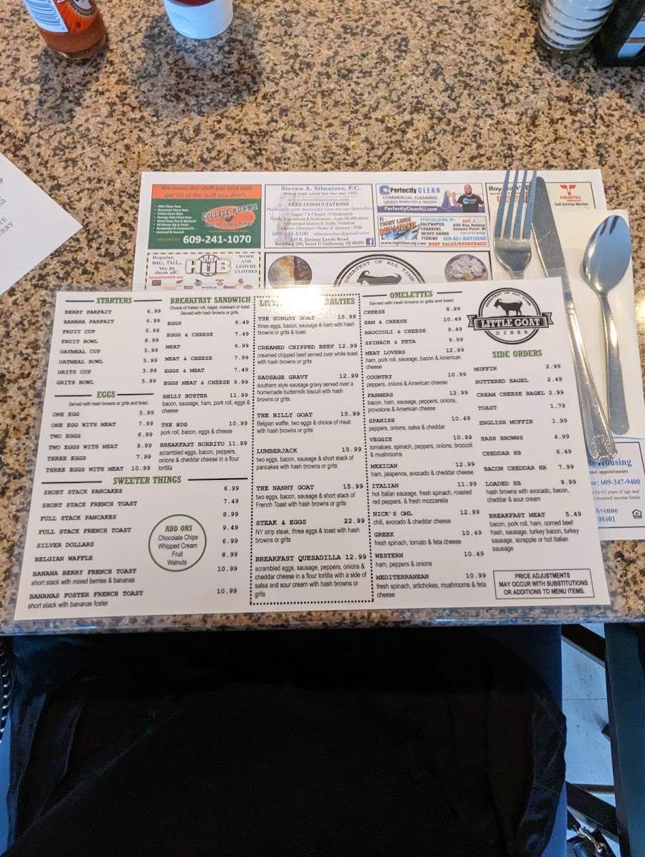 Little Goat Diner Photo Menu 1