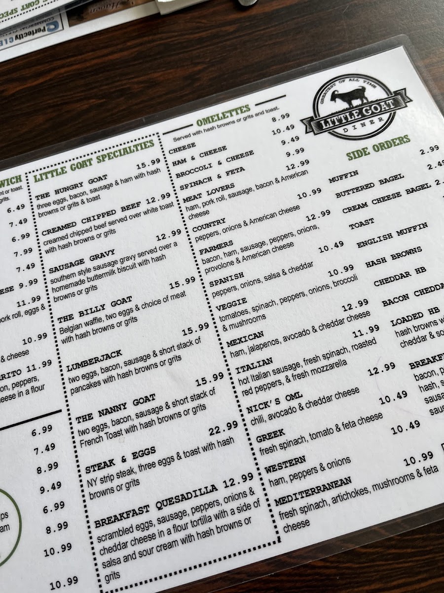 Little Goat Diner Photo Menu 2