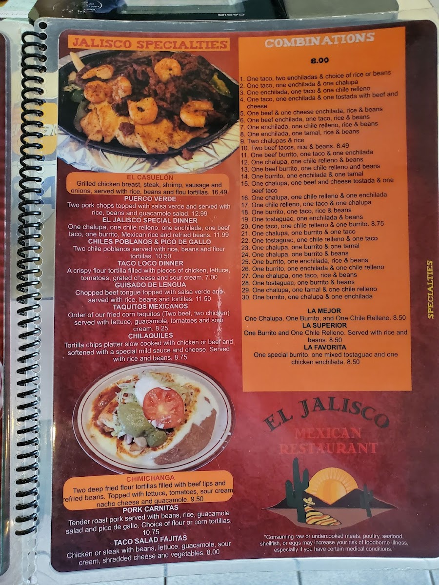 El Jalisco Photo Menu 10
