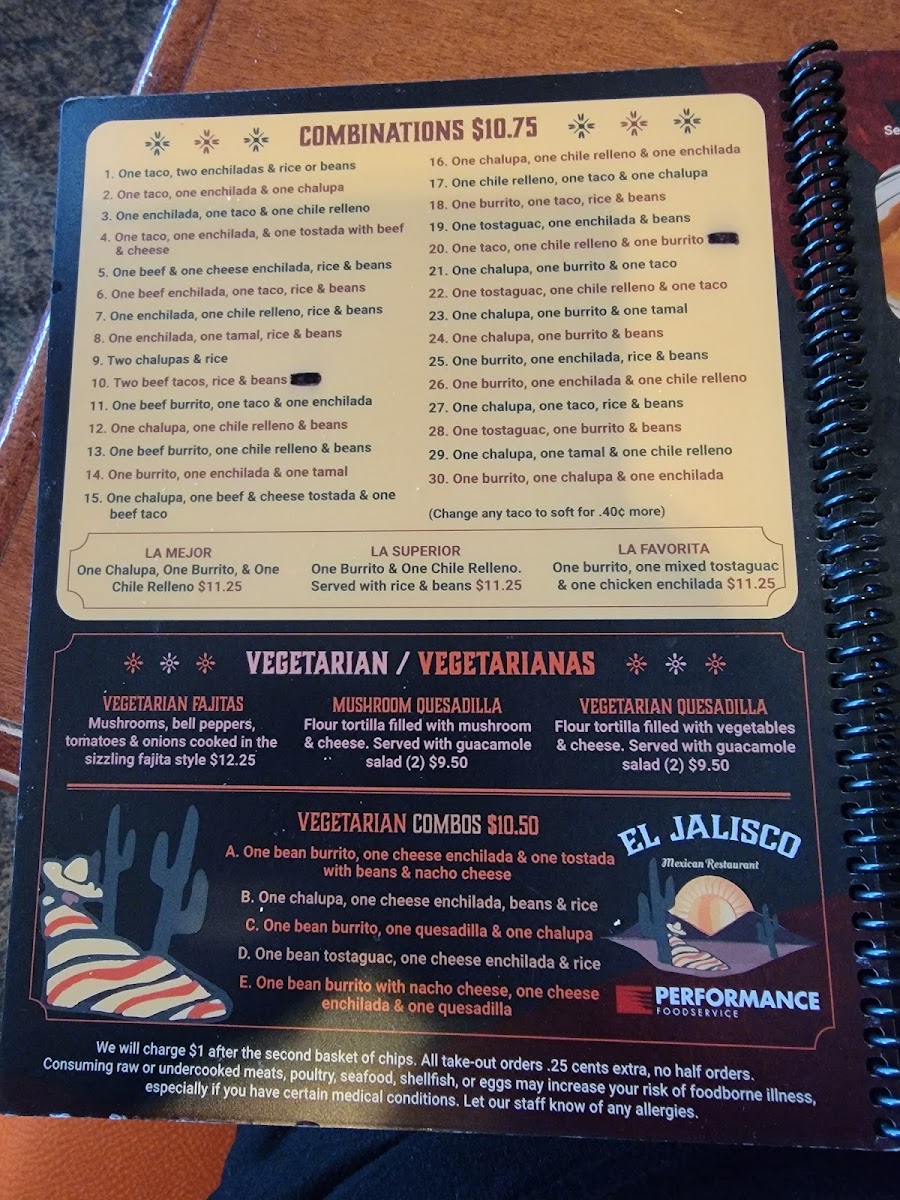 El Jalisco Photo Menu 9