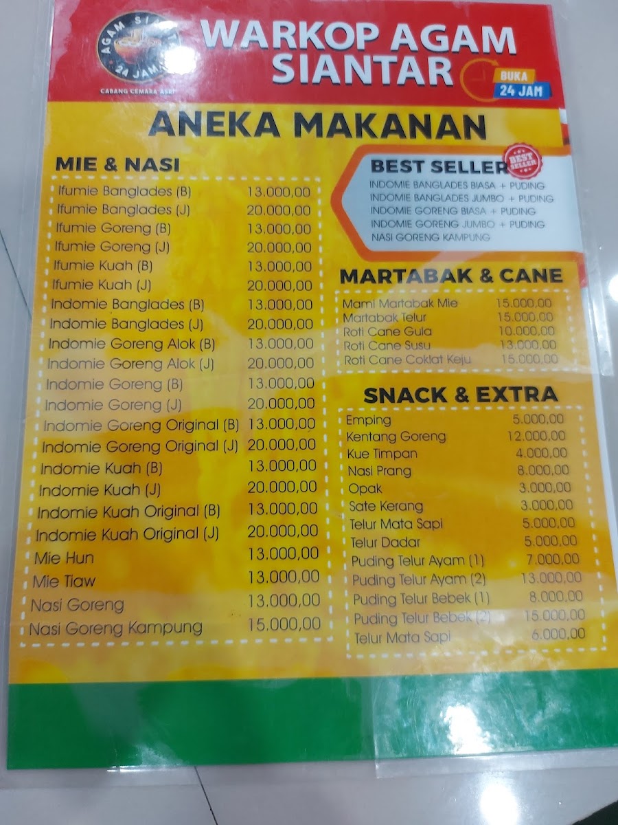 Warkop Agam Siantar Photo Menu 7