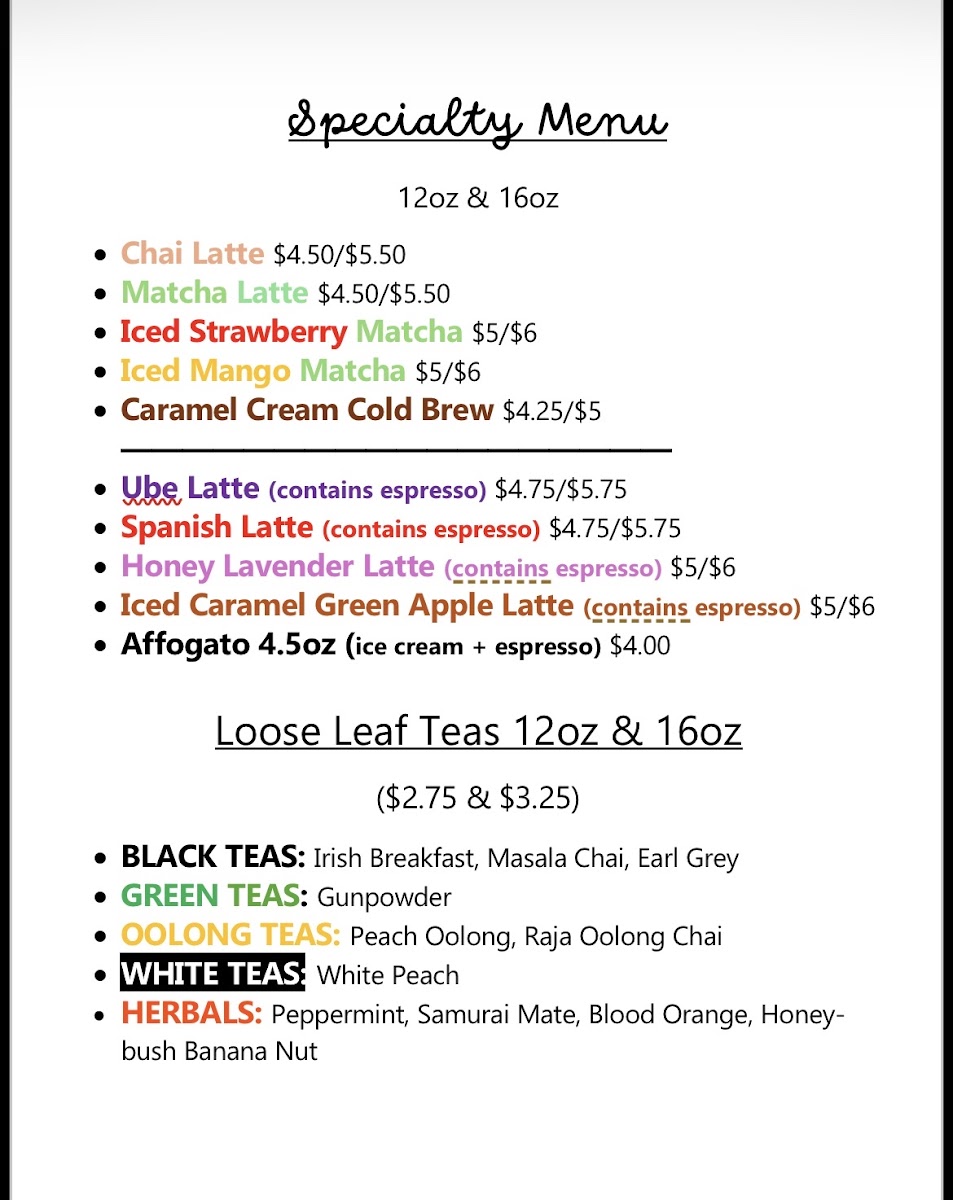 Kafe Con Amor Photo Menu 1