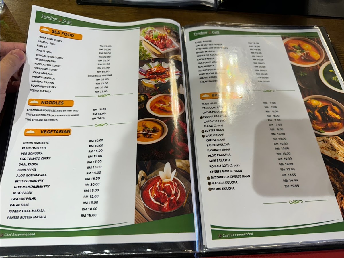 Tandoor N Grill, Permas City Photo Menu 1