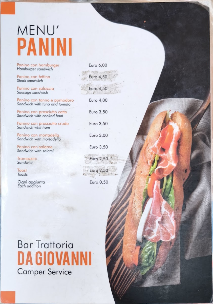 Bar Trattoria da Giovanni Photo Menu 4