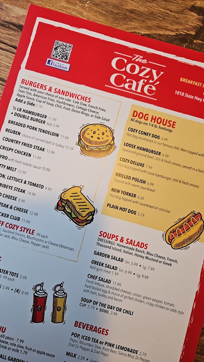 Cozy Cafe Photo Menu 10