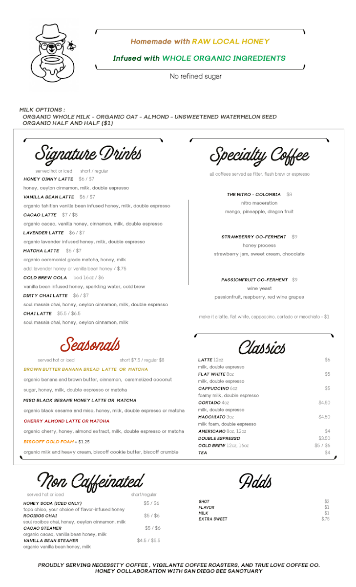 The Iconic Coffee Club Photo Menu 1