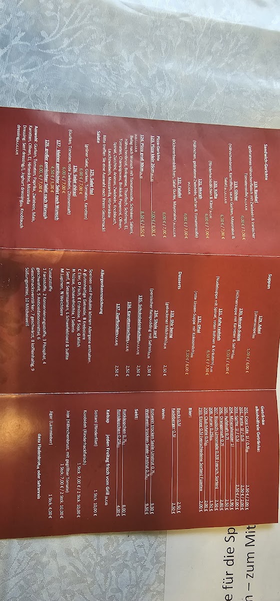 Café Safran Photo Menu 4