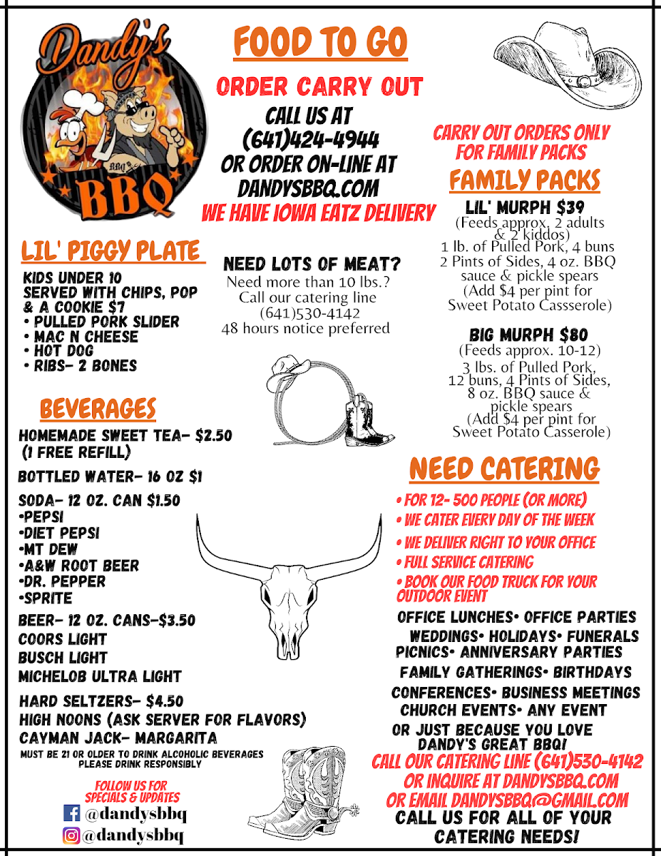 Dandy's BBQ & Catering Photo Menu 4