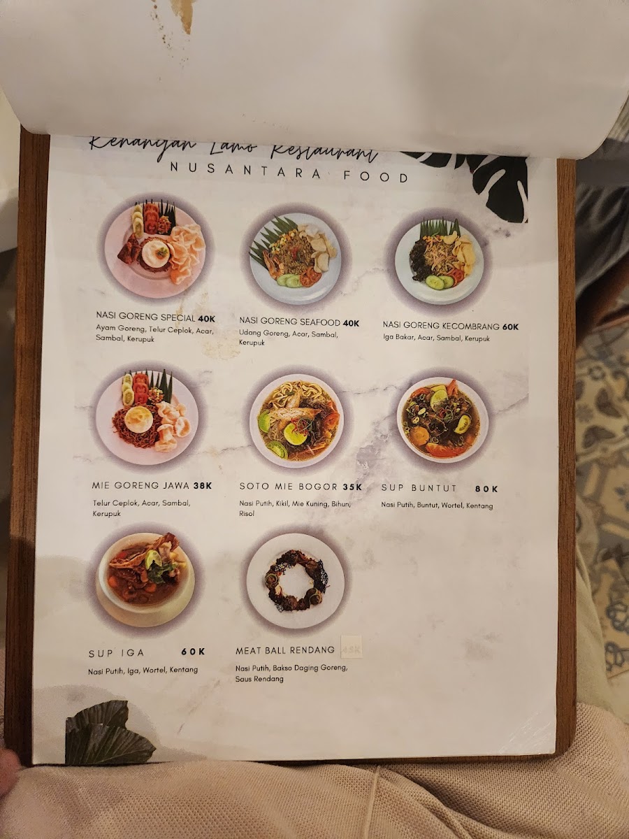 Kenangan Lamo Cafe and Restaurant Photo Menu 6
