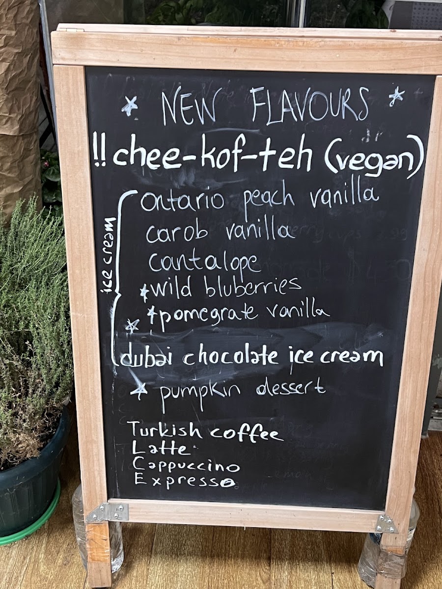 Pink Ice Cream Photo Menu 2
