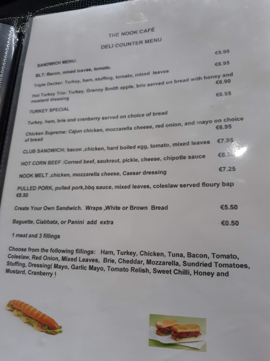 Nook Cafe Photo Menu 4
