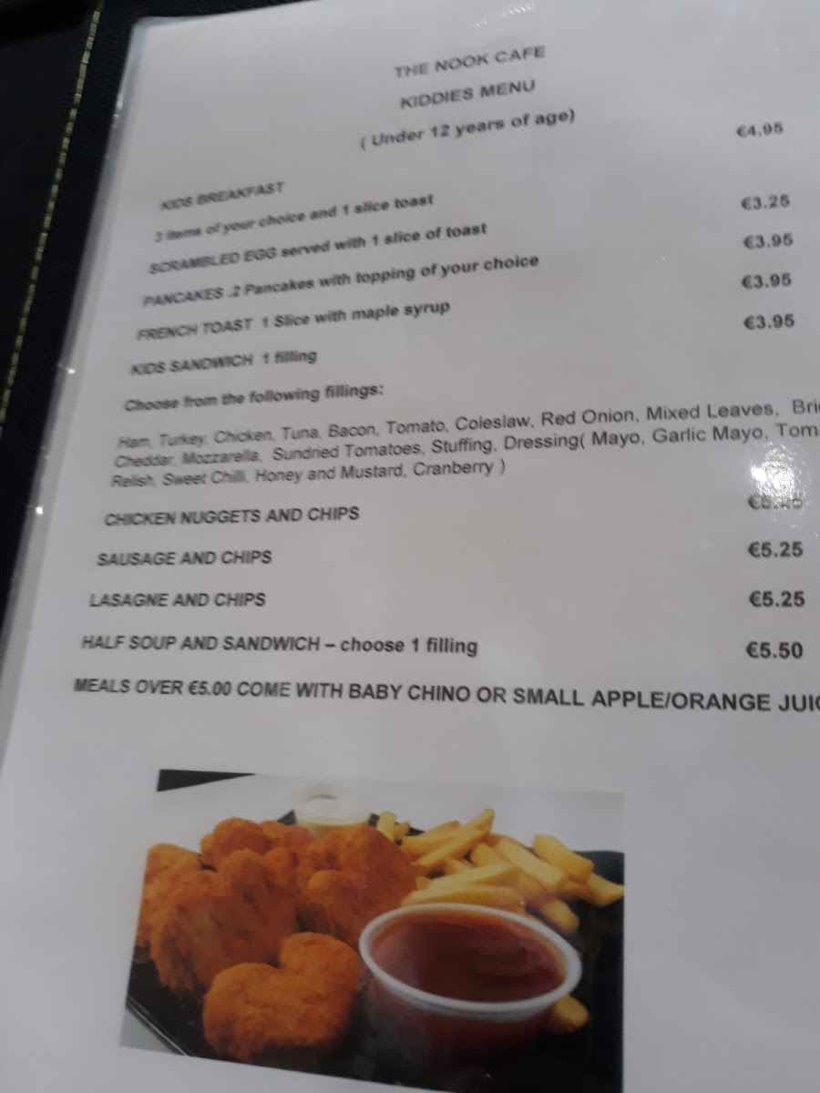 Nook Cafe Photo Menu 7