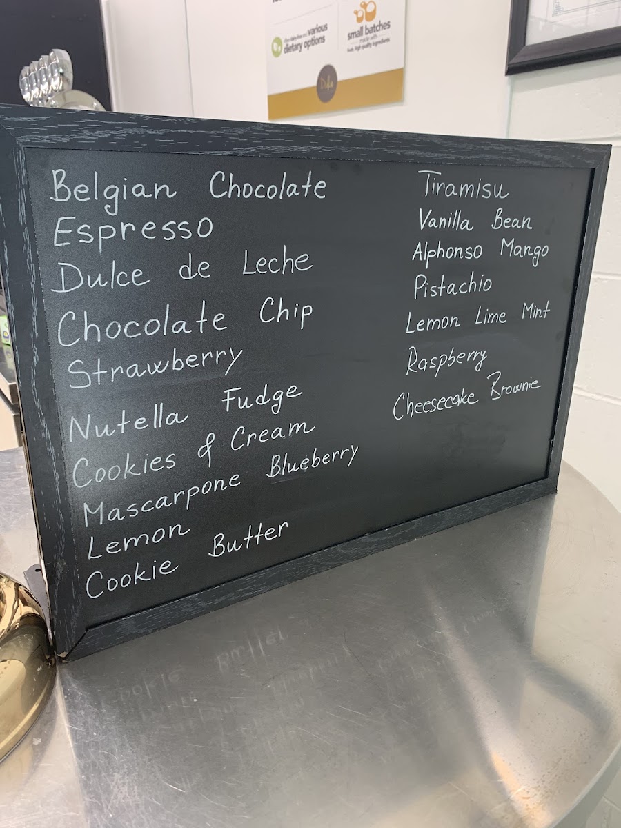 Dulce Artisan Gelato Photo Menu 10